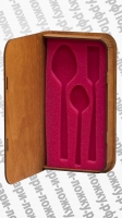 Коробка подарочная для набора из 3-ех столовых предметов